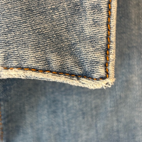 NWT Zadig & Voltaire Blue Jean Jacket with Gold 'Rock' Design - S - Picture 13 of 14